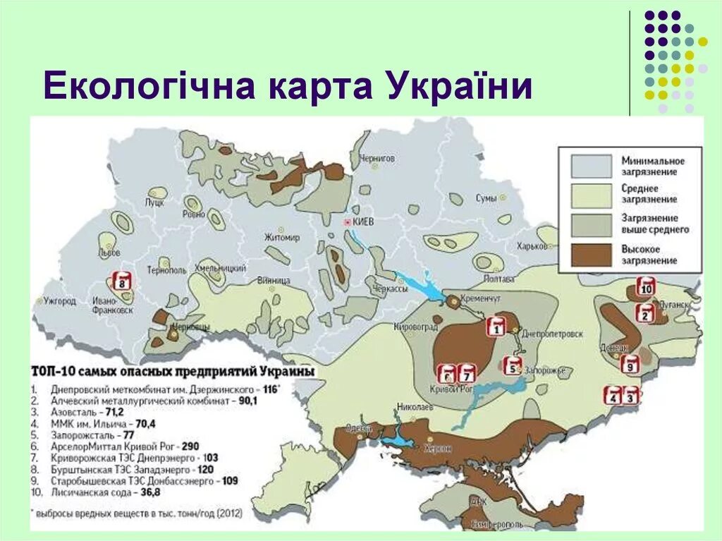 Экологическая карта Украины 2020. Карта загрязнения воды. Карта подземных вод Украины. Предприятия Украины на карте. Бурштынская тэс на карте украины