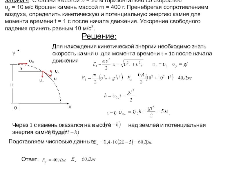 Определите полную энергию материальной точки. Определите полную энергию материальной точки