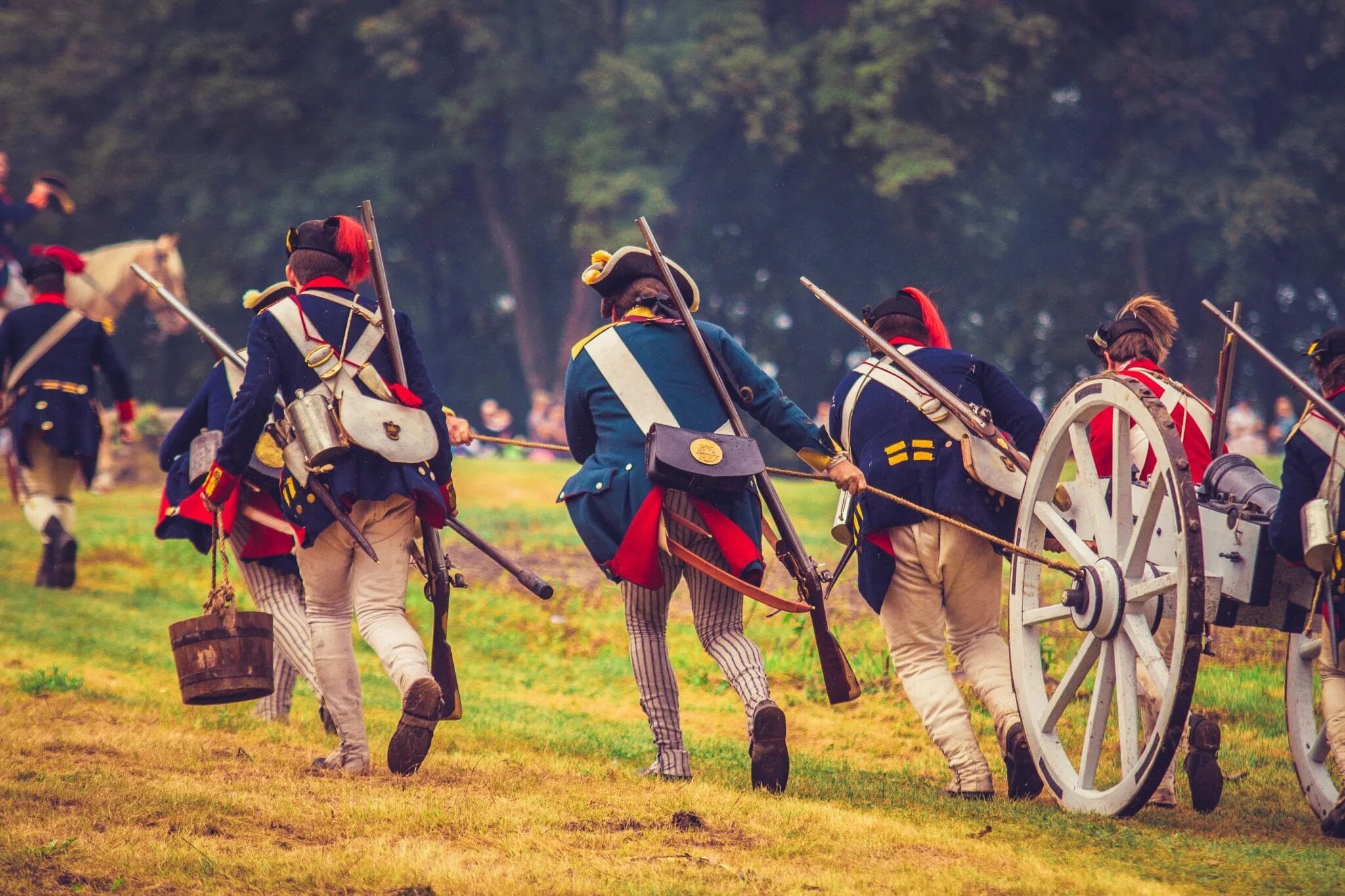 Форт Тикондерога. Reenactment. Battle res