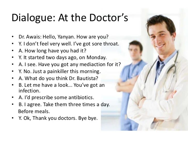 Listening dialogues