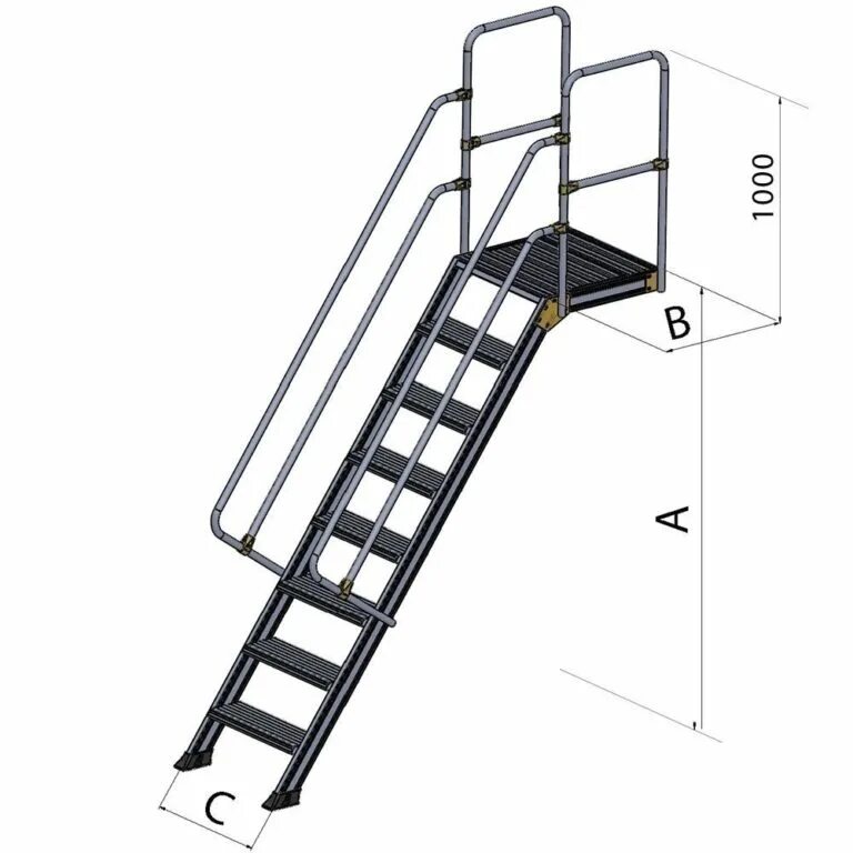 Вертикальная металлическая лестница. Приставная лестница с площадкой, ПК Главстальконструкция, 220. Инвентарная приставная лестница с поручнями ЛПИ 2.5. Лестница приставная 10 ступеней (высота 2470 мм, Макс. Нагрузка 100 кг). Приставная лестница Stairs al110.