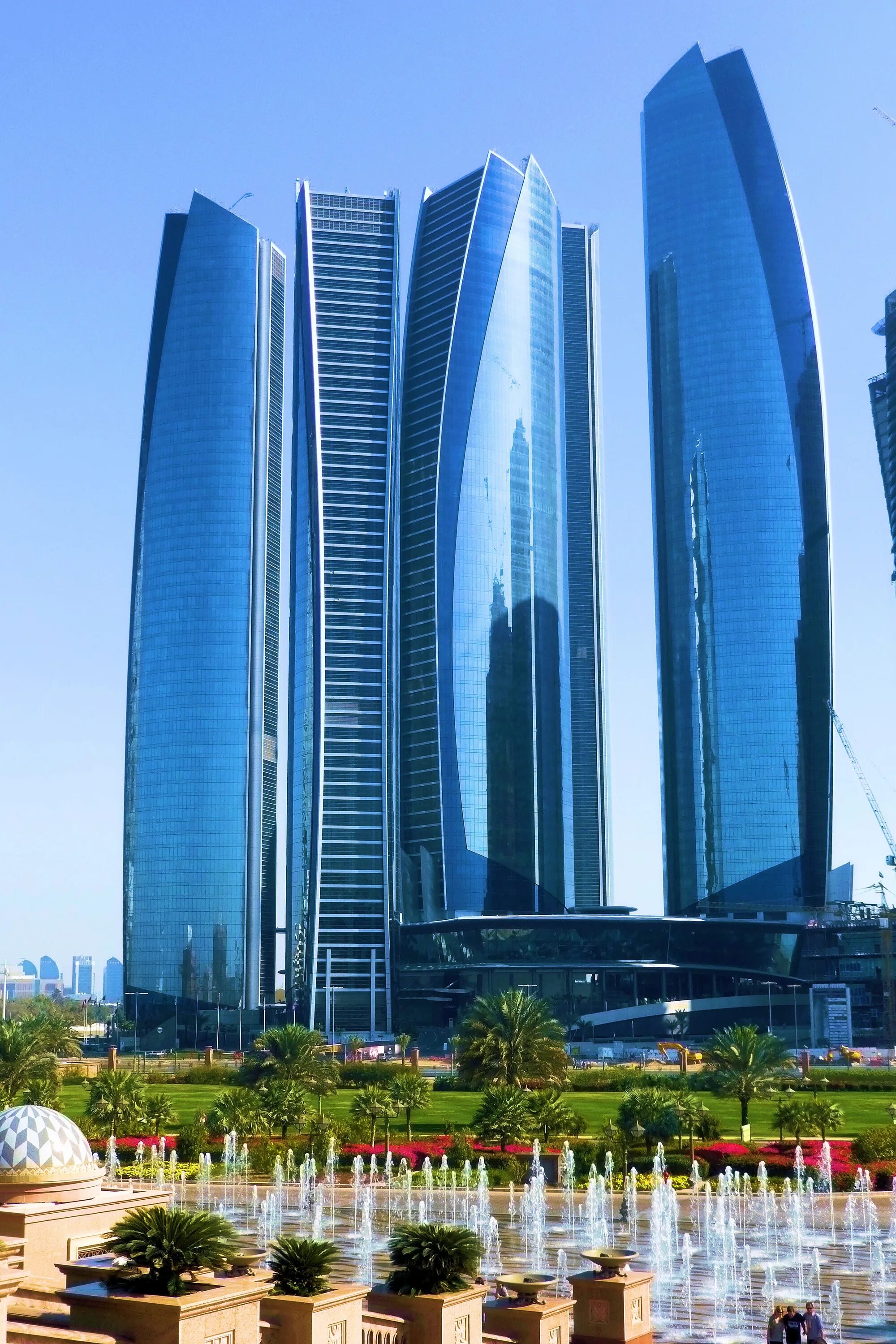 Etihad towers. Абу-даби. столица эмиратов абу-даби. иттихад башня абу даби. etihad towers в абу-даби.