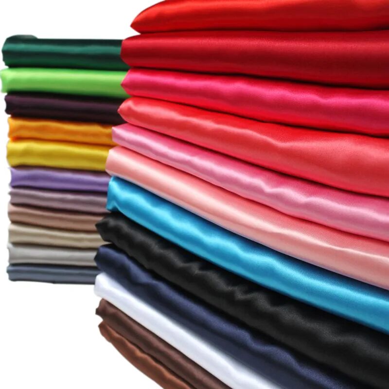 Рулон ткани. Разноцветная ткань. Подкладочный материал для одежды. Атласная ткань. Сколько стоит 1 м шелка