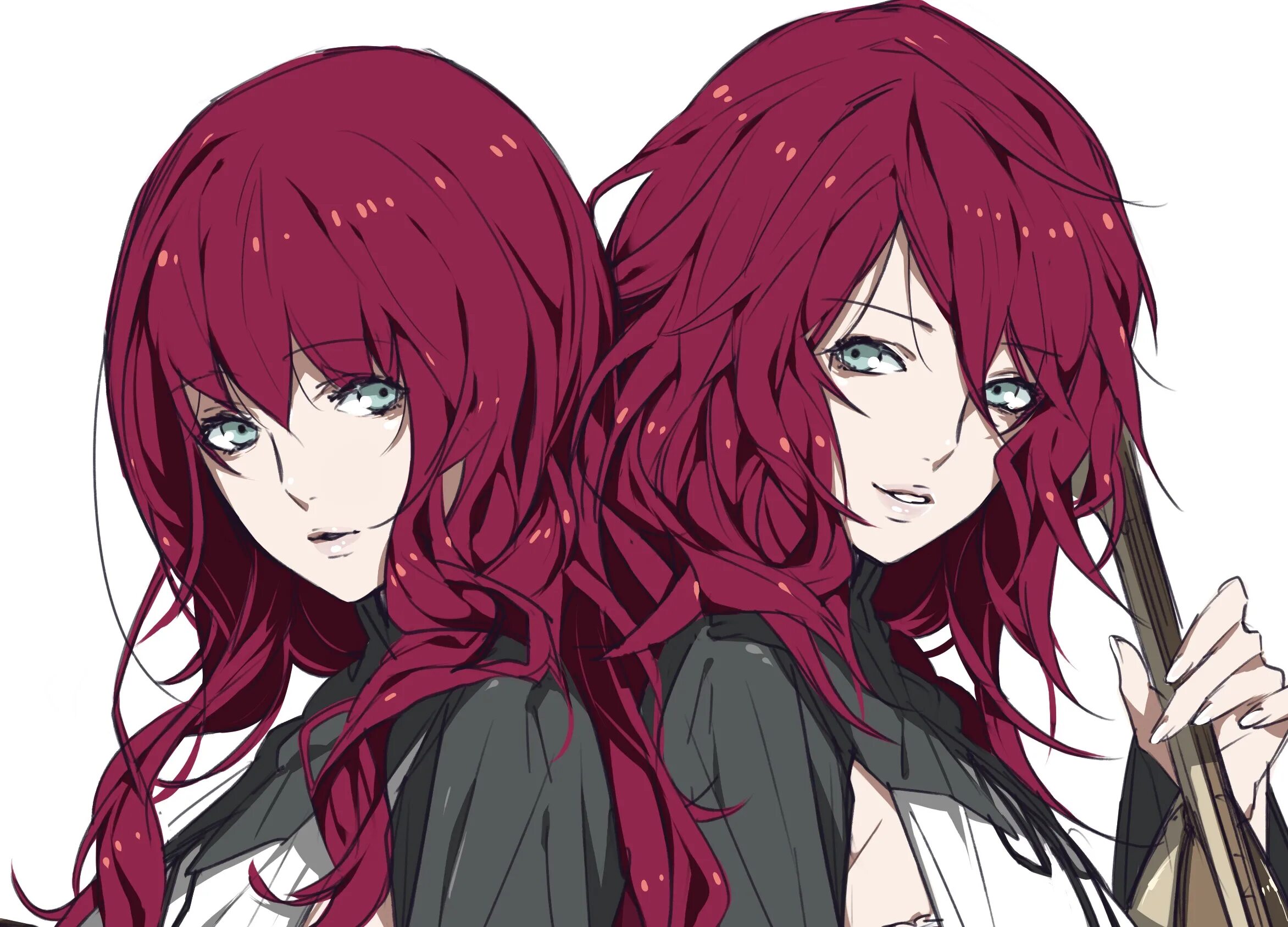 Рыжие сестры близнецы. Девушки близняшки обнимаются. Красные близняшки. Девола ниер. Девола nier.