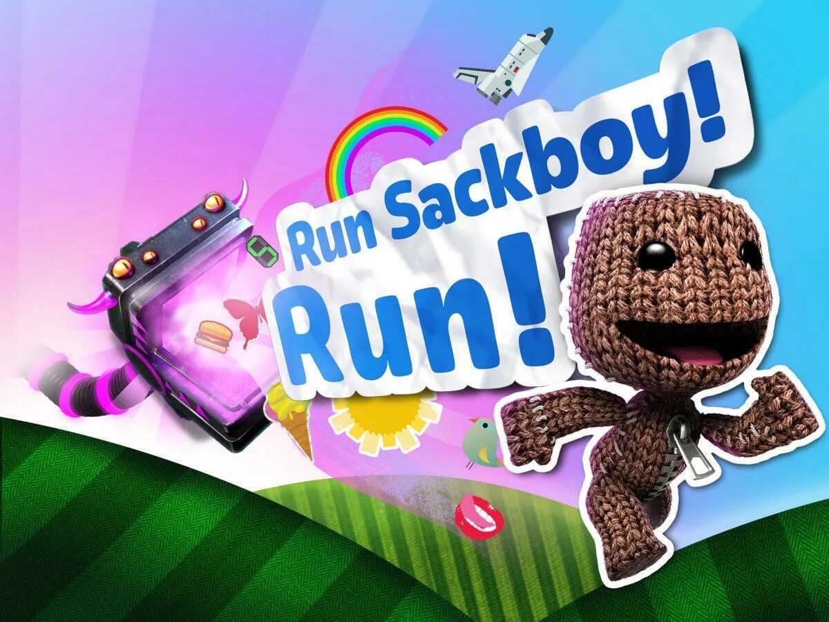 Run sackboy run. Ран сэкбой ран. sackboy игра. sackboy геймплей.