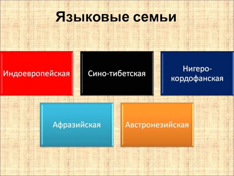 Языковые семьи. Какие существуют языковые семьи. Крупнейшая языковая семья.