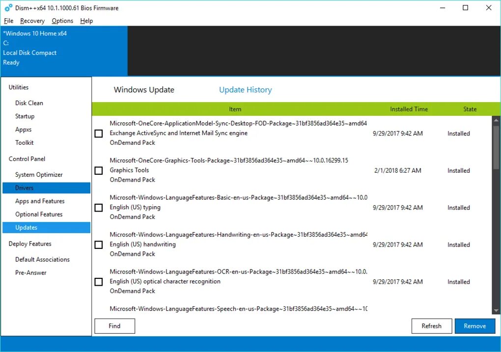 Windows update package. Dism утилита. windows dism. dism++ оптимизация. программа для очистки dism.