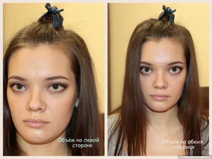 Объем волос с помощью