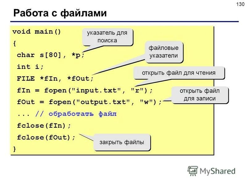 Void файл c