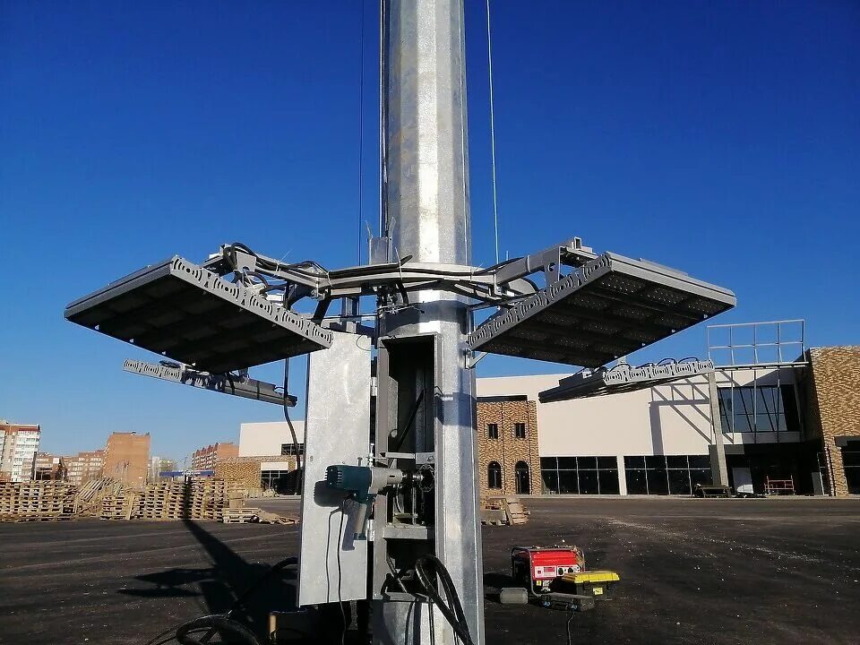 прожекторная мачта пмс-24. монтаж мачт освещения. 001. прожекторная мачта мо-10. мачты освещения мгф-25.