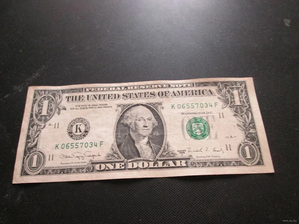 США доллар 1988. 1 Доллар. 1 Доллар 1988 года. Банкнота 1 доллар 1988.