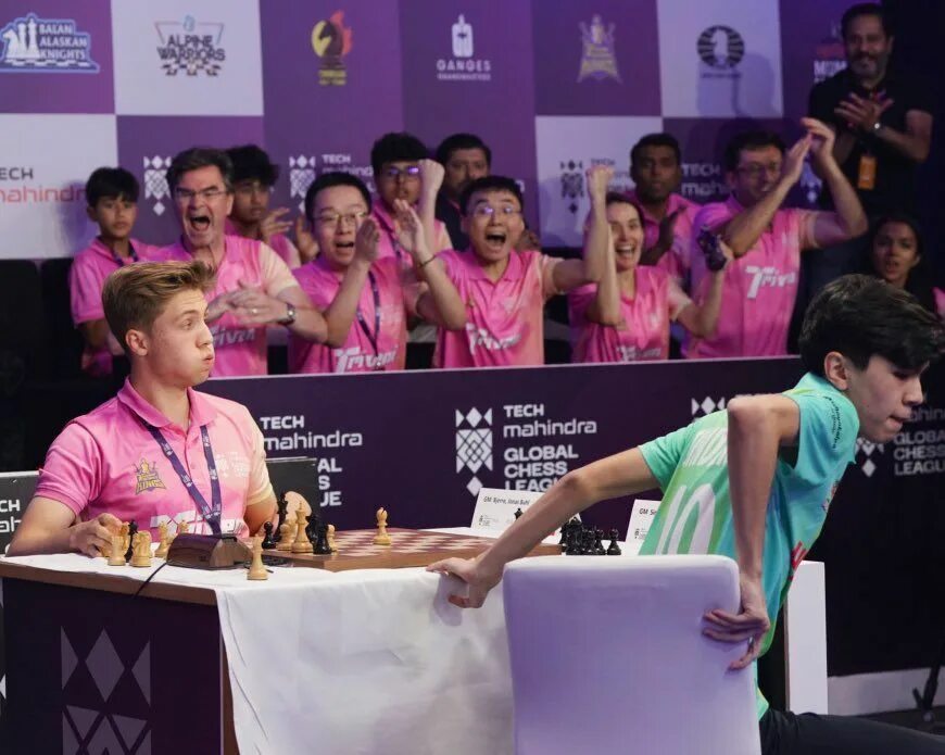 Tech mahindra global chess league 2025. Magnus global chess league 2025. чемпион по шахматам.