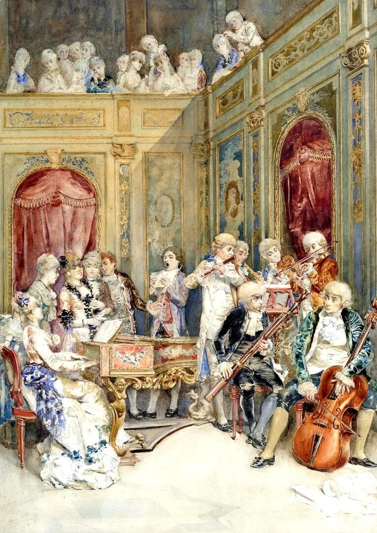 Этторе Симонетти (Ettore Simonetti), 1857-1909. Concerto grosso эпоха Барокко. Уильям Хант музыканты эпохи Барокко. Этторе Симонетти художник.