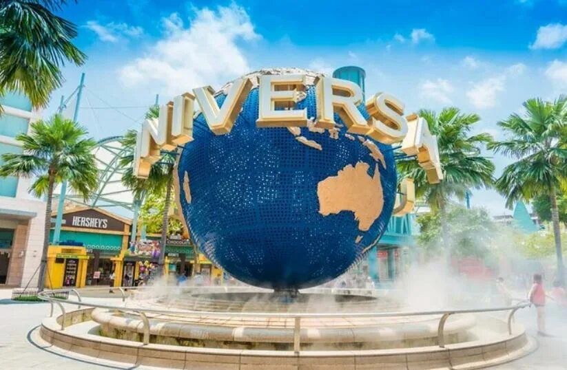Universal Globe in Universal Orlando, Florida, USA Editorial Stock Photo - Image