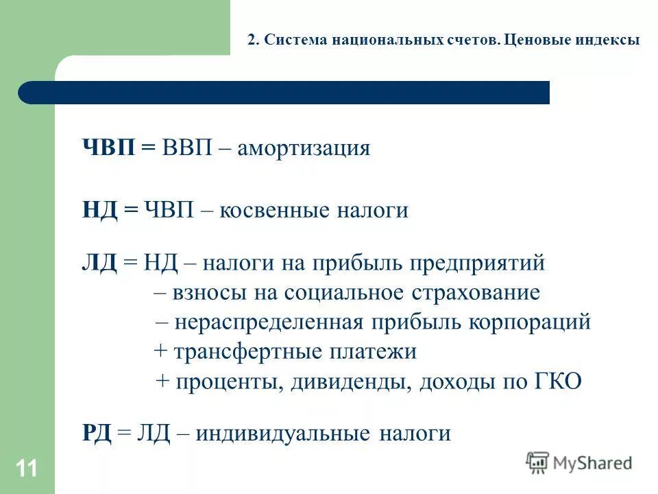 Чистый национальный продукт ВВП. Рассчитать РД. Показатели системы национальных счетов. Косвенные налоги в ВВП.