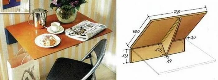 Откидной столик своими руками чертежи и схемы SoBuy ® Mesa de cocina, mesa de madera, mesa plegable de pared, mesa de comedor,