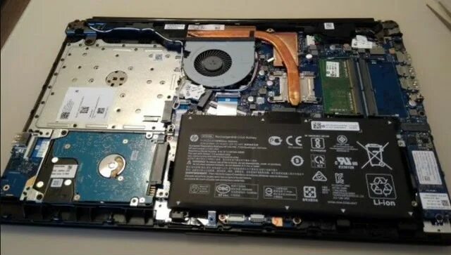 Как разобрать ноутбук hp rtl8723de Full disassembly of HP 15 notebook PC Inside my laptop