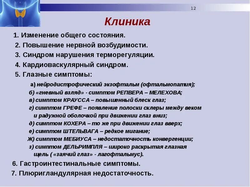 Изменение общего состояния