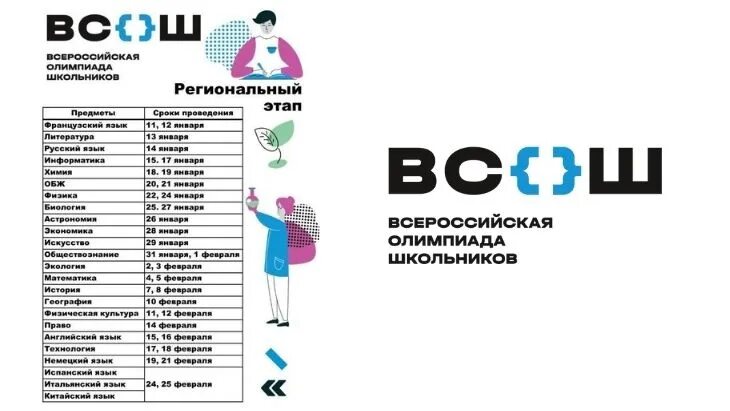 Региональный этап Всероссийской олимпиады школьников 2022-2023. Этапы ВСОШ 2022-2023.