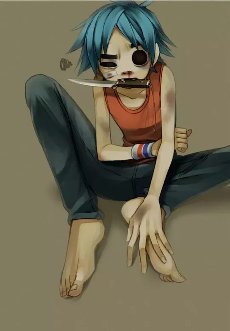 Стюарт пот. Группа gorillaz 2d. гориллаз стюарт 2д. гориллаз стюарт арт. 2d gorillaz.