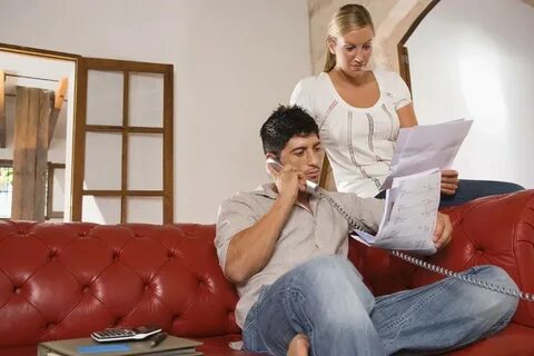 Wife paying debts