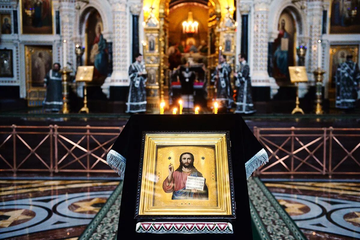 Великий пост церковь храм христа спасителя. Великий пост церковь храм христа спасителя. Главная икона храма — «спас нерукотворный». Казанская икона божией матери елоховский собор. Какую икону привезли в храм христа.