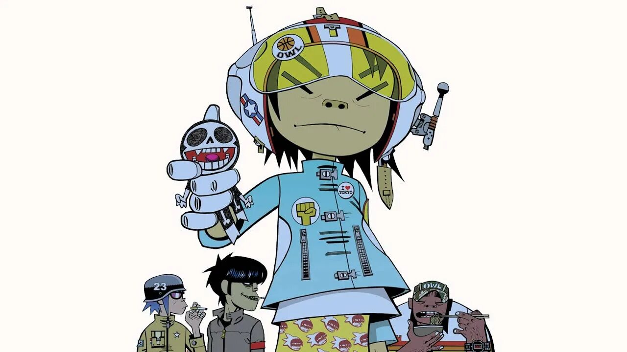 Гориллаз призрак. Гориллаз Хэппи. Gorillaz Happy. Gorillaz долой фальшивых идолов. Gorillaz i am happy