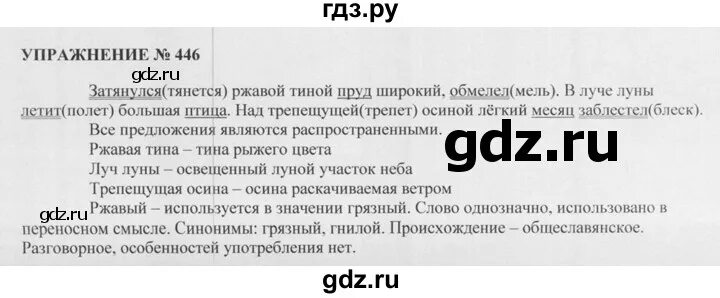 Русский язык 7 класс упражнение 446. Русский язык упражнение 446. Упражнение 446 по русскому языку 5 класс. Русский язык 5 класс Разумовская упражнение 446.