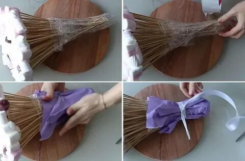Простые букеты своими руками