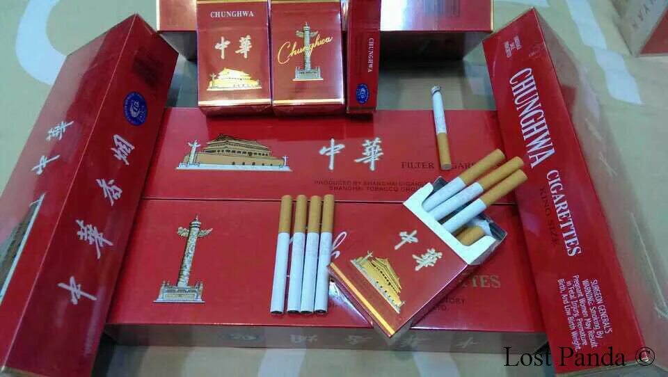 Китайские сигареты. Игареты китайской марки «Панда». Китайские сигареты Panda. Китайские сигареты Chunghwa. Китайские сигареты с пандой.