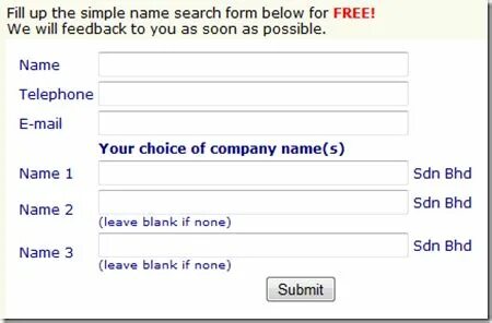 Name search term