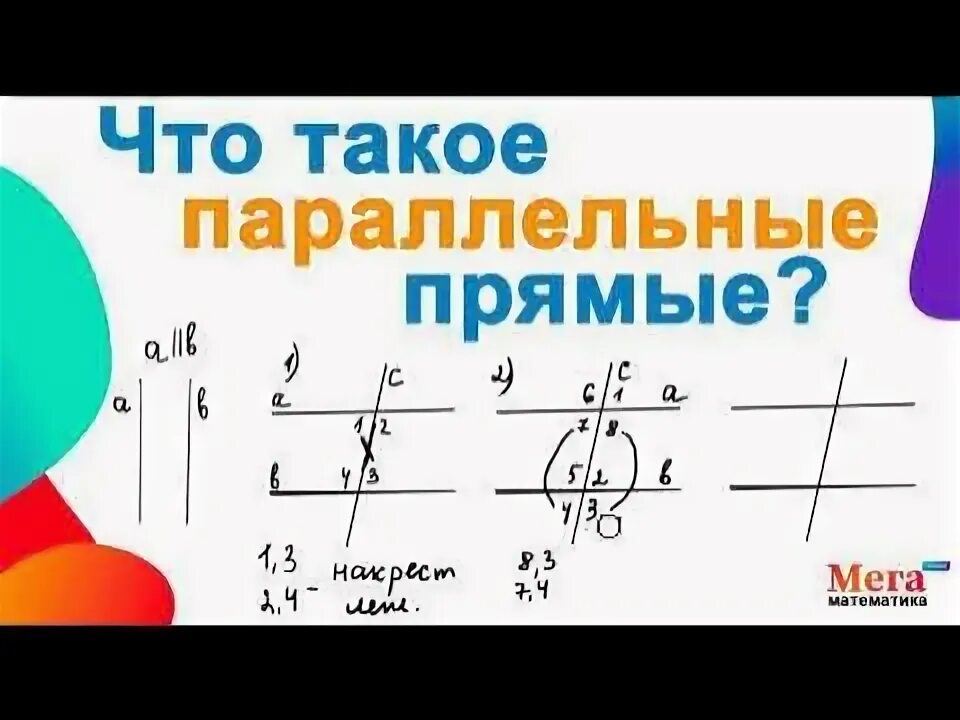 Видеоурок параллельные прямые в пространстве 10 класс. Видеоурок параллельные прямые в пространстве 10 класс