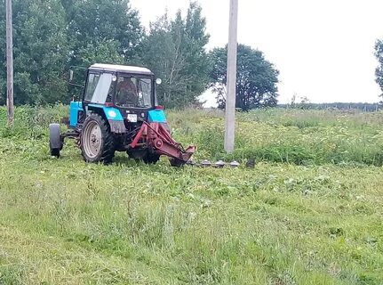Мтз косит