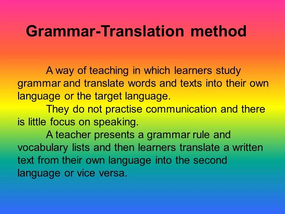 Method перевод на русский. Grammar translation method. Grammar translation method презентация. Grammar translation method на русском. Methods of teaching English Grammar.