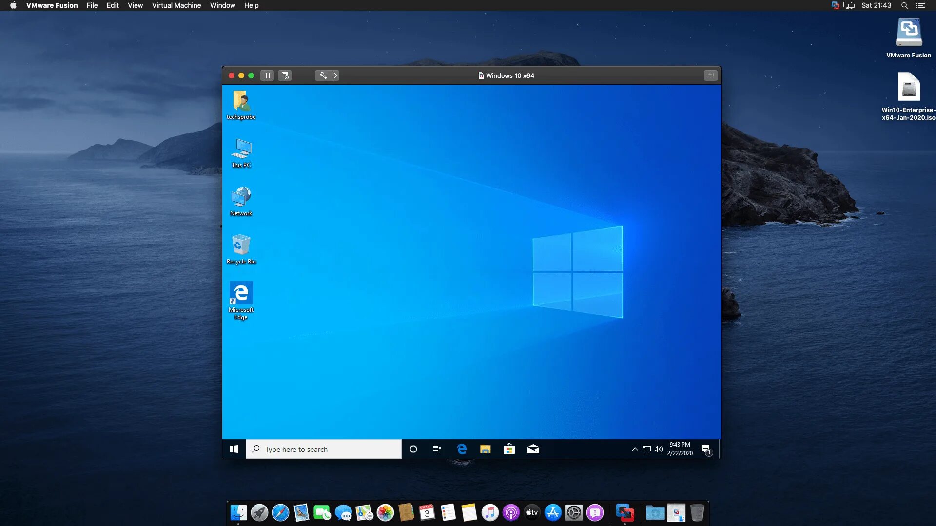 Vmware установка windows 10. Vmware fusion для mac os. mac os 10.15 catalina. мак ос 10.15. catalina 10.15.
