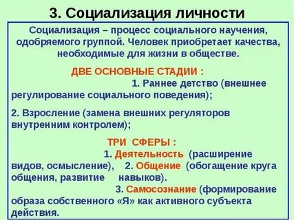 3 социализация личности