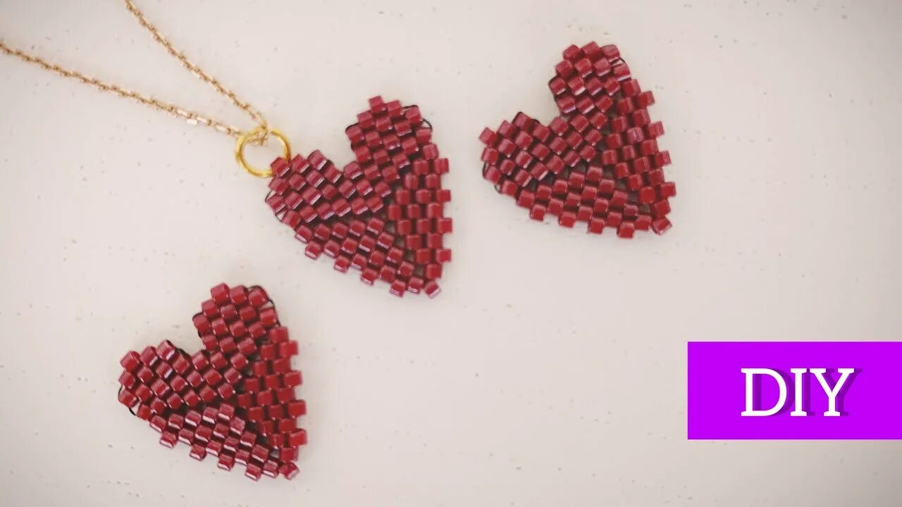 Сердце из бисера туториал. Сердечко из бисера. фигурки из бисера &quot;сердечко&quot;. маленькое сердечко из бисера. сплести сердечко из бисера.