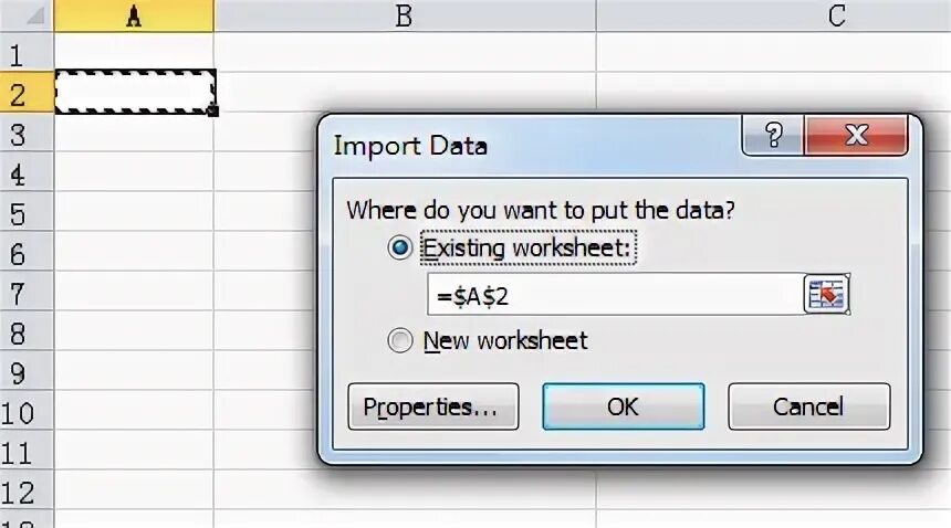 Text import