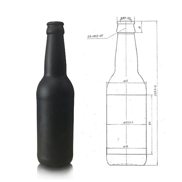 Диаметр бутылки 0 5 литра. Диаметр пивной бутылки 0.5 стандарт. Размер бутылки 0.5