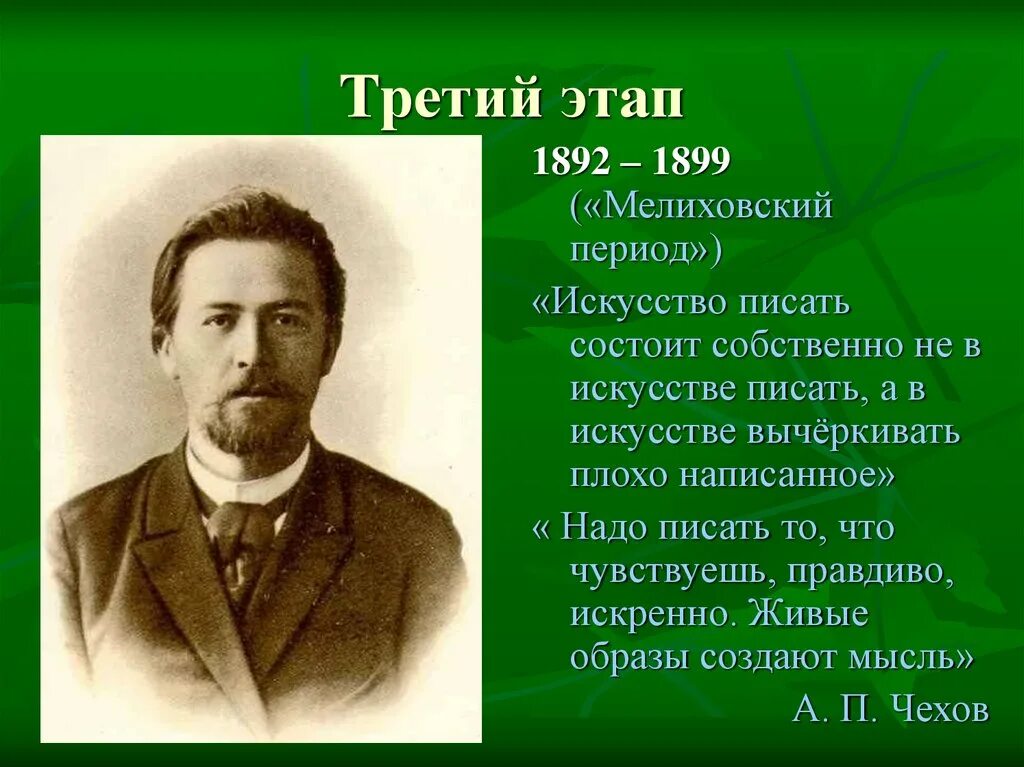 Презентация основные этапы жизни и творчества чехова. Чехов 1892. 1899 А.П. Чехов. Чехов Мелиховский период. Чехов искусство.