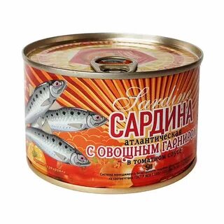 Рыбная консерва с овощами