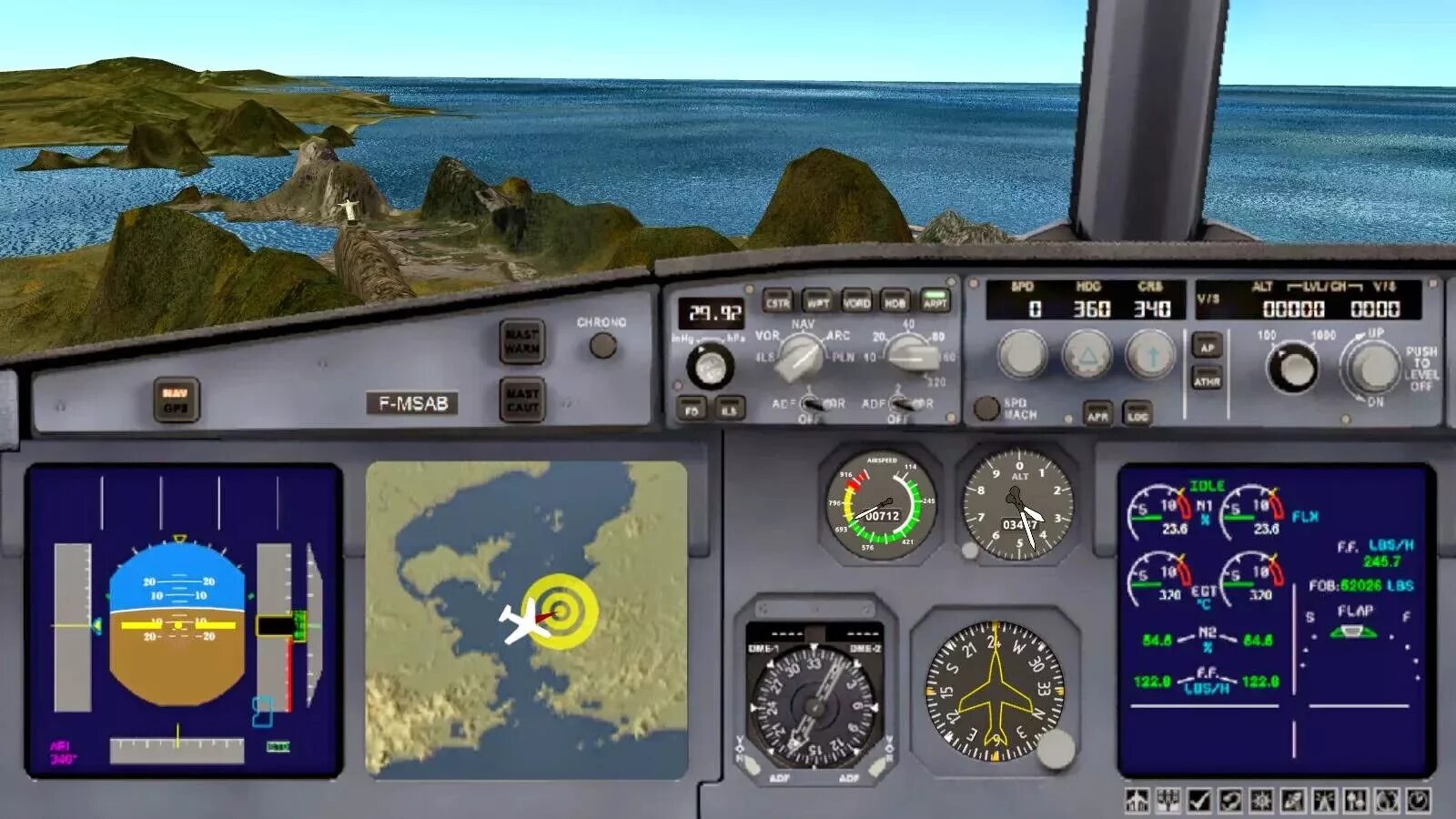 Boeing flight simulator