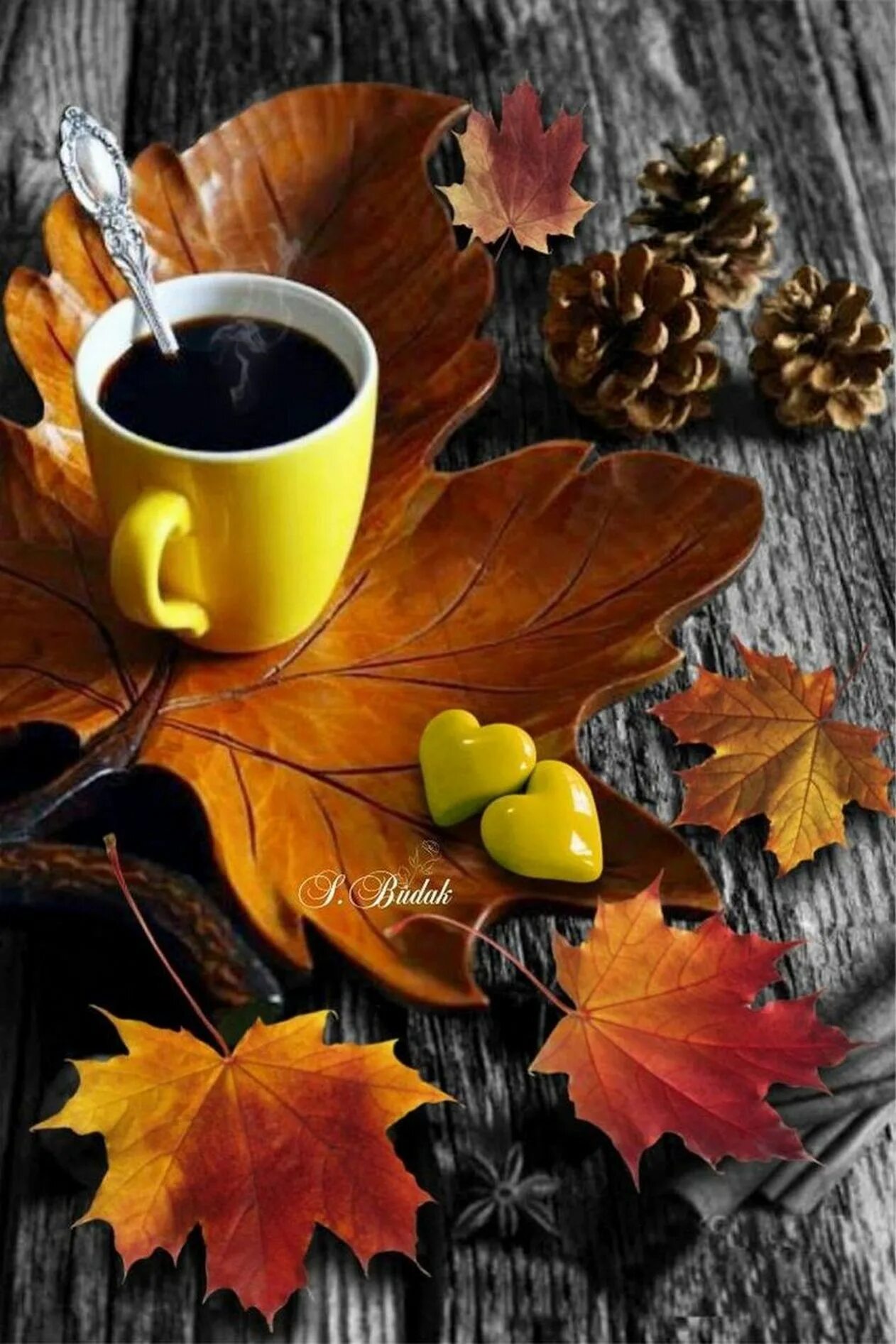 Красивого доброго осеннего дня. Осенний кофе. Доброе утро осень. Доброе осеннее утро. Осень кофе.