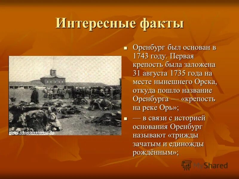Сколько бастионов было в крепости оренбурге