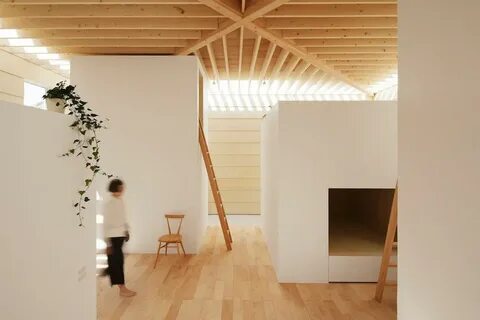 The wall of the house