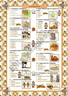 Try our thanksgiving quiz