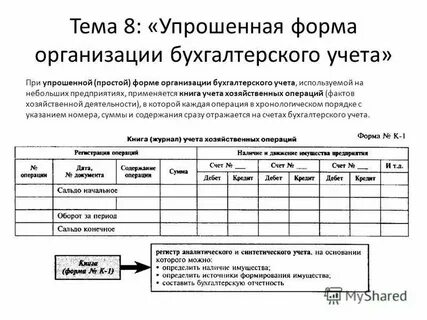 Книга формы к 1
