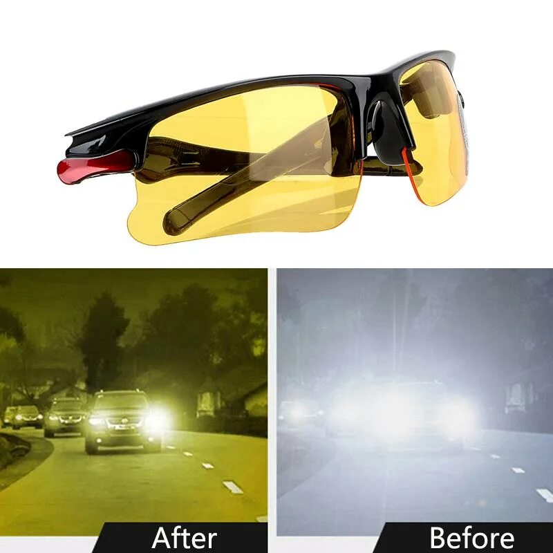 Автомобильные очки ночного видения. Очки для водителей shaonvdie. Очки ночного видения для водителей 9507 лента, мощные. Поляризационные очки антиблик. Очки для водителя ночью купить