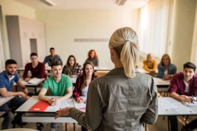 Студенты в аудитории. Преподавание в университете. Педагог в университете. Преподаватель в аудитории. The students are the lecture