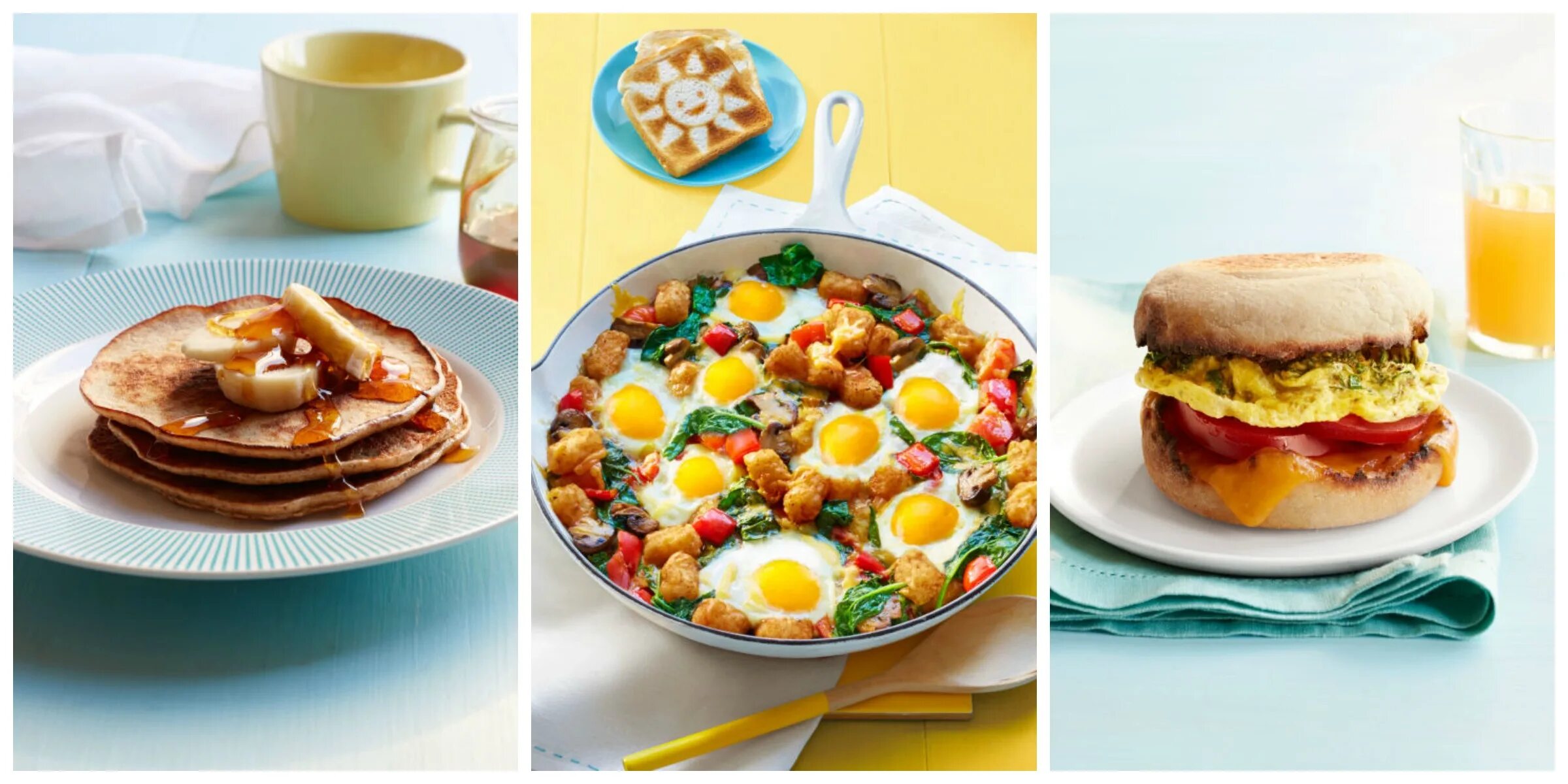 We made breakfast. Breakfast ideas. easy breakfast recipes. kids breakfast. delicious breakfast.